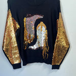 Sequin Cowboy Sweater