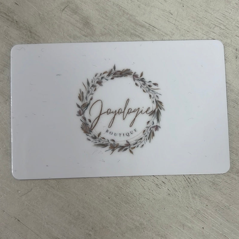 Joyologie gift card