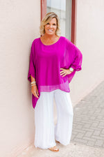 Sofia 3/4 Sleeve Silk Kaftan
