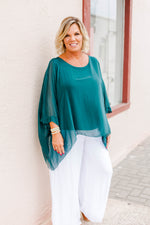 Sofia 3/4 Sleeve Silk Kaftan