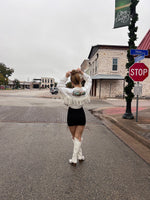 White Fringe Jacket