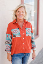 ATW Aztec Print Jacket