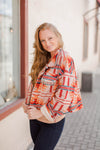 Corduroy Print Jacket