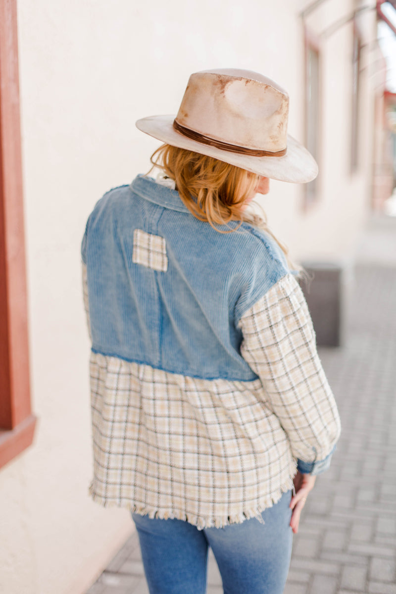 Easy Blue Shacket