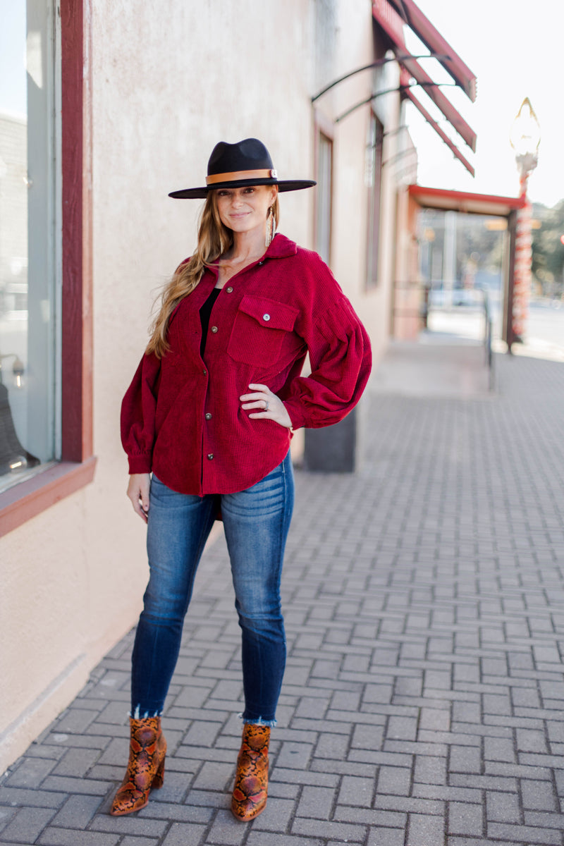 Corduroy Shirt Jacket